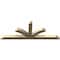Ekena Millwork Richland Rough Sawn Timber Gable Bracket, Douglas Fir, 108"W x 40"H x 6"D x 6"F, 9/12 Pitch GBW108X40X0606RIC00RDF - alternate 5